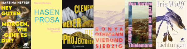 Deutscher Buchpreis 2024 shortlist