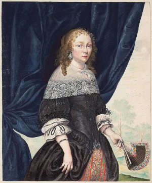 Gesina ter Borch zelfportret uit 1661.