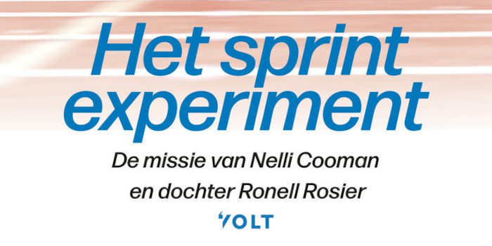 Het sprintexperiment boek over Nelli Cooman en dochter Ronell Rosier