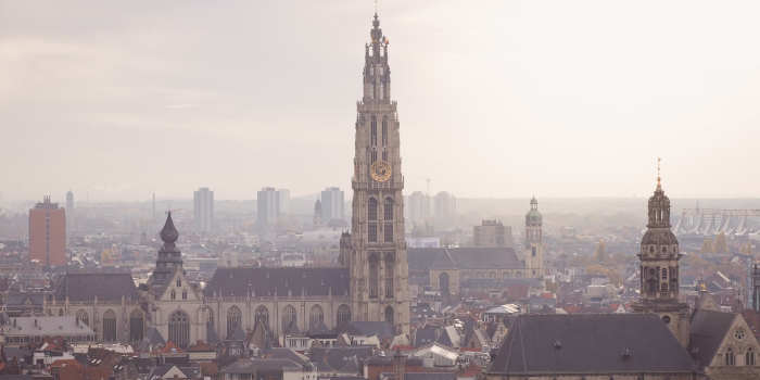 Levende stenen boek over de kathedraal van Antwerpen