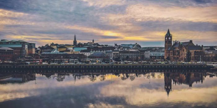 Noord-Ierland steden Noord-Ierse stad