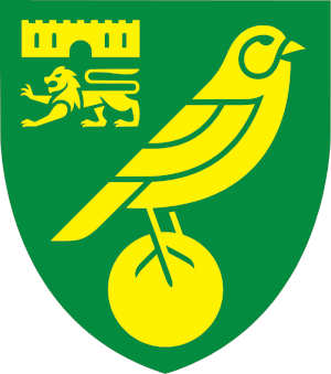 Norwich City Engelse voetbalclub logo