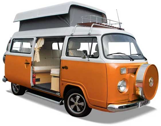 Soorten Campers Verschillen Volkswagen Retro Camper