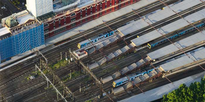 Spoorwegstations in Australië Spoorlijnen en Informatie