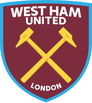 Westham United Engelse voetbalclub logo