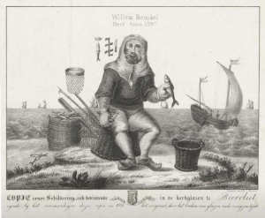 Willem Beukelszoon geboren in Biervliet uitvinden haring kaken